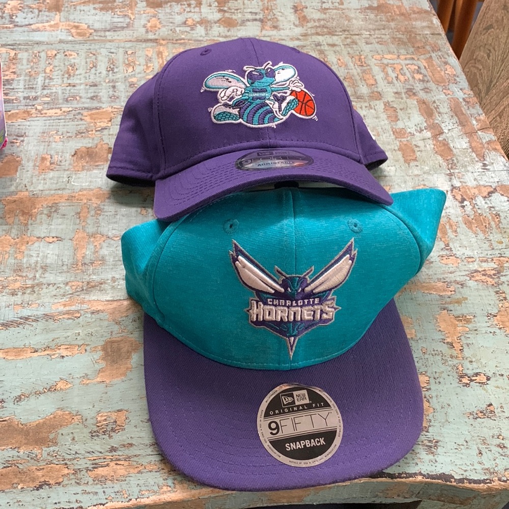 Two hornet caps